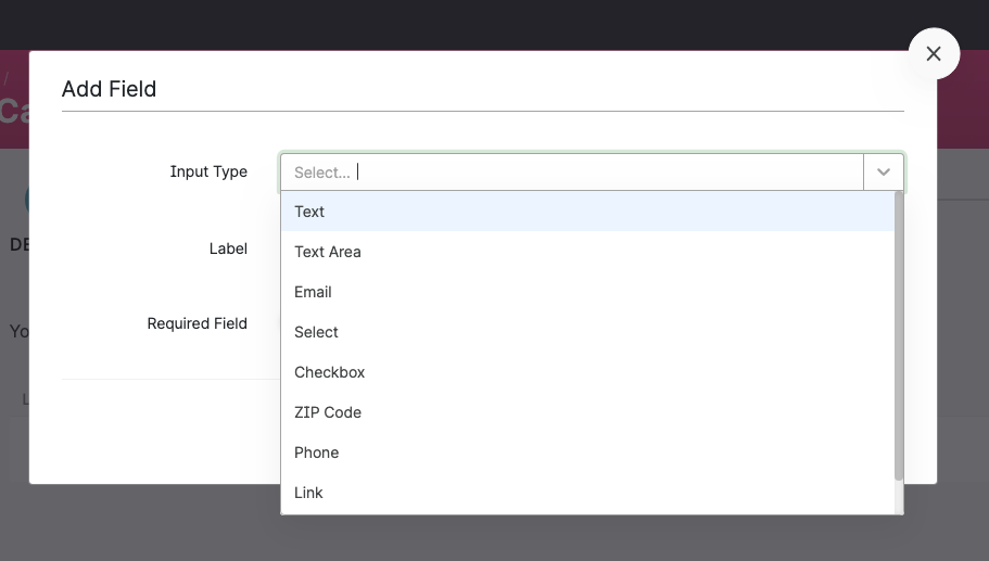 Campaign Form Builder